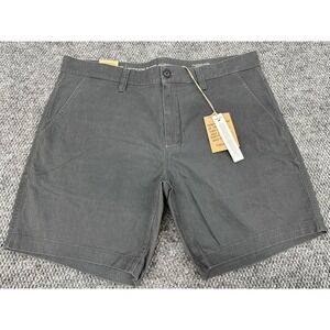 Toad & Co Men's 38x8 Mission Ridge Shorts Chino Gray Vintage Wash - NEW